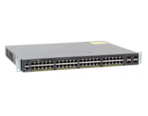 SWITCH ETH 48P 1GBE 4X1GBE SFP CISCO 2960X LAN Base POE+ 740W - Φωτογραφία