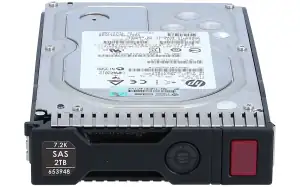 HP 2TB SAS 6G 7.2K LFF HDD for G8-G10 Servers 653948-001 - Φωτογραφία
