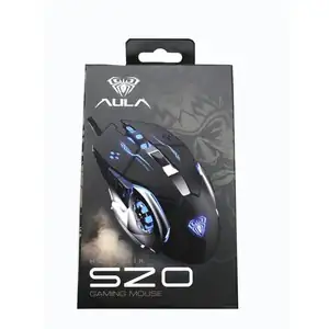 MOUSE AULA S20 RGB WIRED USB BLACK NEW