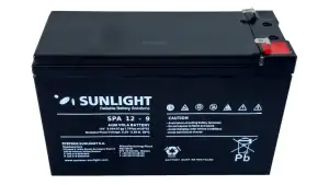 BATTERY VRLA RECHARGABLE HRD-SLA 12V-9AH FOR UPS NEW - Photo