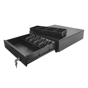 POS CASH DRAWER SCAN-IT 410G BLACK 5B8C NEW