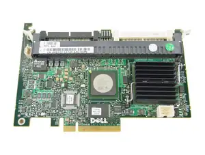 RAID CONTROLLER DELL PERC 5I 256MB/NOBBU/INT/NORAM/2CHx4 INT - Φωτογραφία