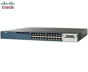 SWITCH ETH 24P 1GBE CISCO C3560X POE 2xPSU 2xFAN - Photo