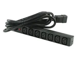 PDU 7-OUTLETS HP, 7XC13,1PH,16A, EXTENSION BAR NEW - Photo