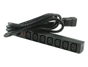 PDU 7-OUTLETS HP, 7XC13,1PH,16A, EXTENSION BAR NEW - Φωτογραφία