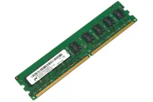 Micron 2GB DDR2-800 PC2-6400E 2Rx8 ECC Unbuffered MT18HTF25672AZ-80EH1 - Φωτογραφία
