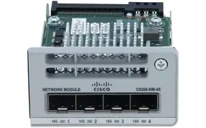 MODULE ETH 4P 10GBE CISCO 9200 4xSFP+ C9200-NM-4X - Φωτογραφία