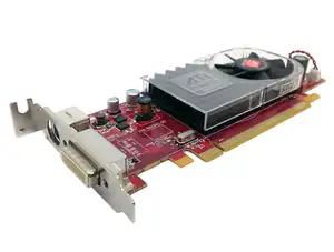 VGA 256MB ATI RADEON HD3470 DMS-59/SVIDEO PCI-EX LP - Photo