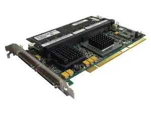 RAID CONTROLLER DELL PERC 4/DC  128MB/2CH/U320 PCI-X - Φωτογραφία
