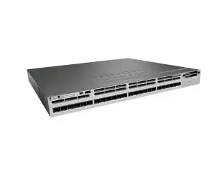 SWITCH 24P CISCO 3850 24xSFP 350WAC PSU IP-B WS-C3850-24S-S - Φωτογραφία