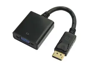 ADAPTER DISPLAYPORT (M) TO VGA (F) NEW - Photo