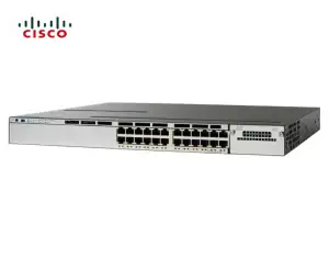 SWITCH ETH 24P 1GBE CISCO 3750X  2x350w 2xFAN LAN Base - Photo