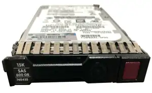 HP 600GB SAS 12G 15K SFF HDD for G8-G10 Servers 748387-B21 - Φωτογραφία