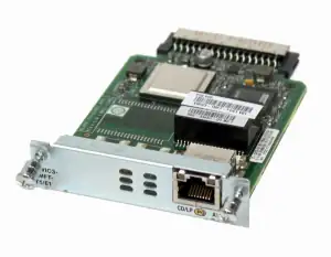 1-Port 3rd Gen Multiflex Trunk Voice/WAN Int. Card - T1/E1 VWIC3-1MFT-T1/E1 - Φωτογραφία