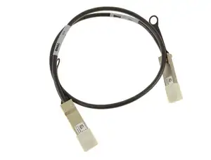 DELL FIBER OPTICAL STACKING CABLE QSFP+ - 5NP8R 1M - Photo