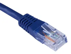 PATCH CORD UTP 1M CAT5E BLUE - Φωτογραφία