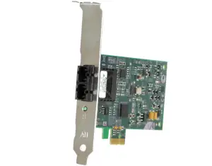 NIC 100MB ALLIED TELESIS OPTICAL SC DUAL PORT PCI-E LP - Φωτογραφία