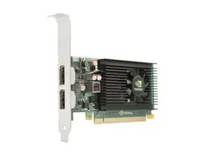VGA 1GB NVIDIA QUADRO NVS-310 DUAL DISPLAY PORT PCI-EX FP - Φωτογραφία