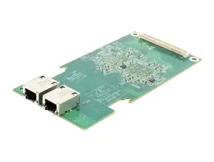 NIC SRV DAUGHTERCARD DELL 1GB 0MX203 2X1GBE FOR R805/R905 - Photo