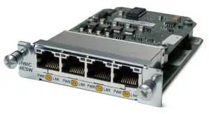 Cisco Four Port 10/100 Ethernet Switch Interface HWIC-4ESW - Photo
