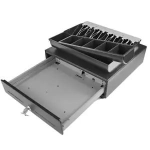 POS CASH DRAWER SCAN-IT 330H BLACK 4B8C NEW