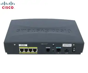 ROUTER CISCO 877-K9 ADSL over POTS (ADSL2/ADSL2+ Annex A) - Φωτογραφία