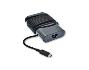 AC ADAPTER REPLACEMENT DELL 65W USB TYPE-C NEW - Photo
