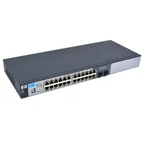 SWITCH ETH 24P 1GBE 2x1GBE SFP HP PROCURVE 1810-24G J9450A - Φωτογραφία