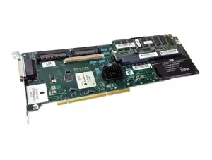 RAID CONTROLLER HP-CPQ SMART ARRAY 6400 128MB/2CH/U320 PCI-X - Photo