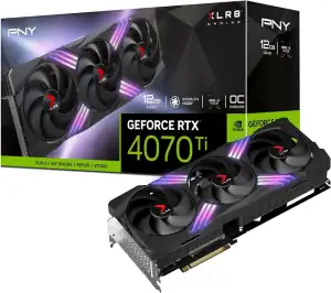 VGA 12GB PNY XLR8 GF RTX 4070 Ti GDDR6X HDMI/DP PCI-E NEW - Φωτογραφία