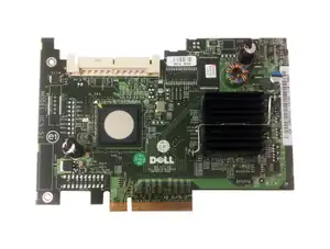 RAID CONTROLLER DELL SAS 5I PCIE/3GB/1CHx4 INTERNAL 0MY412 - Photo
