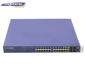 SWITCH ETH 24P 1GBE & 4SFP EXTREME NETWORKS SUMMIT X450E-24P POE - Photo