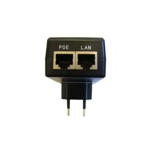 POE INJECTOR 24V 30W GIGABIT PLUG TYPE NEW - Φωτογραφία