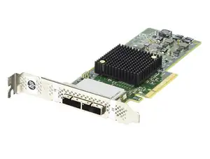 HBA HP H221 6GB SAS PCI-E DUAL PORT 738191-001 - Φωτογραφία