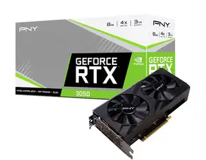 VGA 8GB PNY GF RTX 3050 GDDR6 HDMI/DP PCI-E NEW - Photo