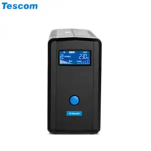 UPS 1200VA TESCOM LEO PLUS LCD 1200AP WITH USB P TOWER NEW - Photo