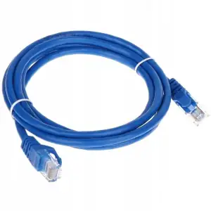 CABLE EMC CAT6 CABLE RJ45-RJ45 BLUE 1M - Φωτογραφία