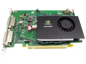 HP Nvidia Quadro FX 380 256MB Graphics Card 508282-001 - Photo