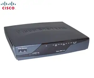 ROUTER CISCO 876-SEC-I-K9 ADSL over ISDN,ADSL2/ADSL2+ AnnexB - Φωτογραφία