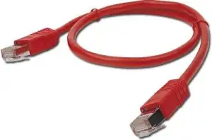 PATCH CORD UTP LIZHI 1M CAT5 RED - Φωτογραφία