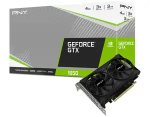 VGA 4GB PNY GF GTX1650 GDDR6 HDMI/DP PCI-E NEW FP/LP - Φωτογραφία