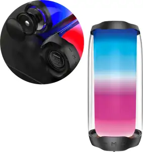 BLUETOOTH SPEAKER DUDAO Y11PRO LED BLACK NEW - Φωτογραφία