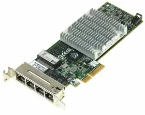 HP NC375T 4P Gigabit Ethernet Adapter (LP)  539931-001-LOW - Φωτογραφία