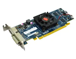 VGA 1GB GDDR3 ATI RADEON HD7450 DVI/DPORT PCI-EX LP - Φωτογραφία