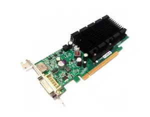 VGA 512MB NV GF 9300GE DDR2 DPORT/DVI PCI-X LP - Photo