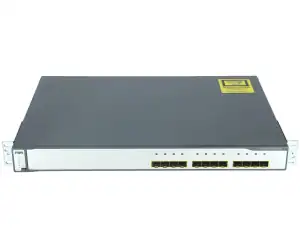 SWITCH ETH 12P 1GBE 12xSFP CISCO CATALYST 3750G-12S-E NO PSU - Φωτογραφία