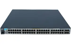 SWITCH ETH 48P 1GBE 4x1GBE SFP HP 3500YL-48G POE+ 398W - Photo