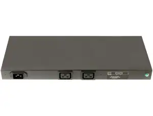 PDU 2-OUTLETS HP 228481-006, 2XC19, 200-240V, 1PH, 16A, 1U - Φωτογραφία