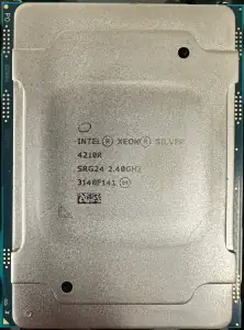 Intel SILVER 4210R 2.40GHz 10C 13.75M 100W SRG24 - Φωτογραφία