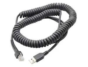 POS CABLE USB 2.74M FOR SYMBOL DS3508,LI4278,LS2208,LS9208 - Photo